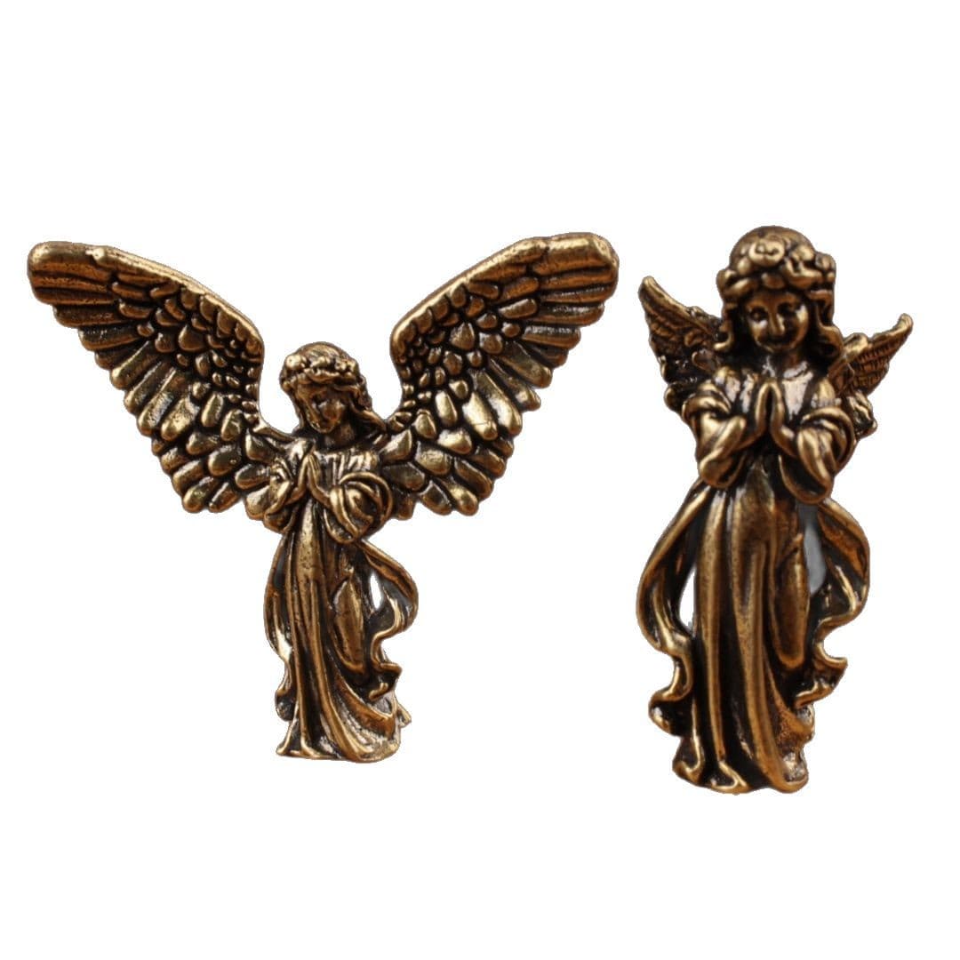 Angel Wings Brass Craft Ornament Small Decorative Piece, Hot-Selling Item for Creative Markets and Street Stalls, Cross-Border Supply