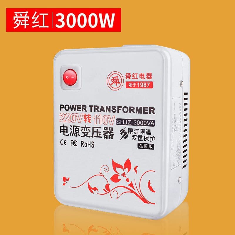 Shunhong 3000W Transformer 220V to 110V / 110V to 220V / 220V to 100V with Temperature Control [Temperature Control 3000W]