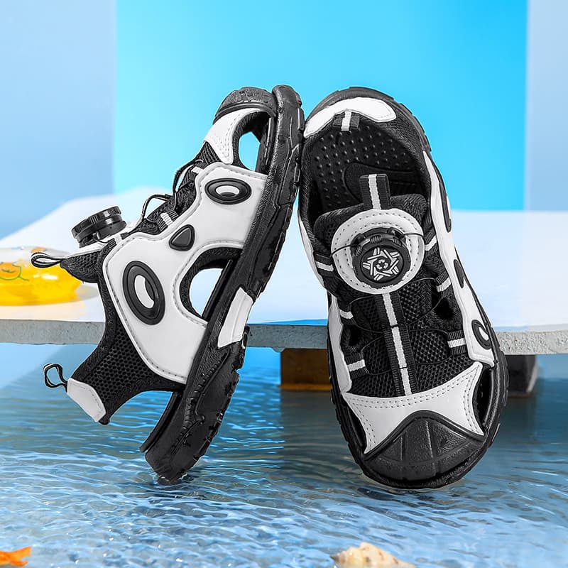 Curated Children's Sports Sandals Summer New Style Soft Sole Fashion Girls Princess Shoes Hollow Out Boys Beach Shoes