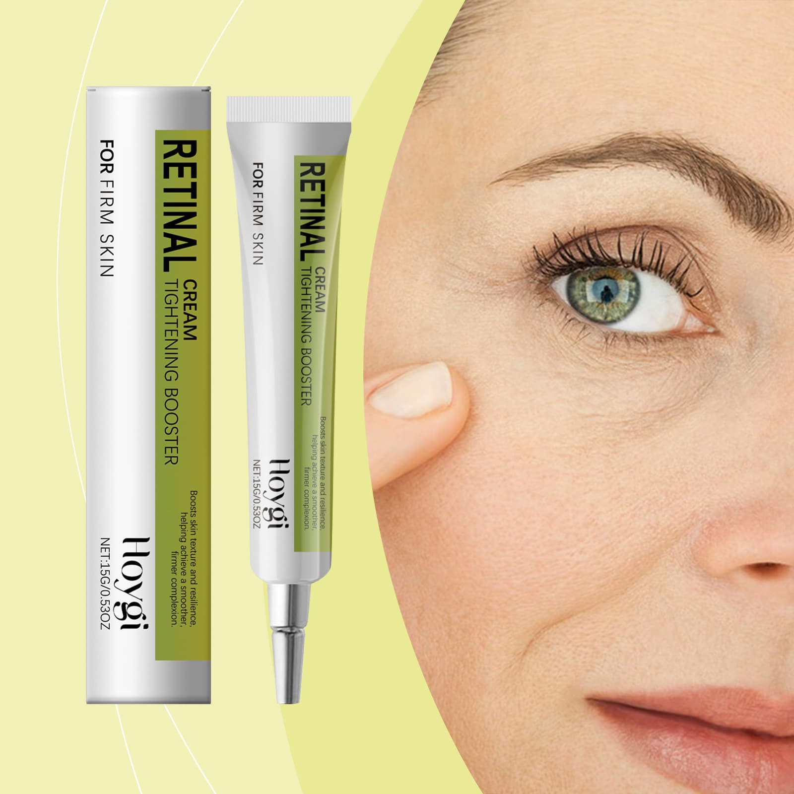 Cross-border HOYGI Retinol Eye Cream Gentle Care Nourish Eye Skin Elastic Hydrating Eye Care Cream