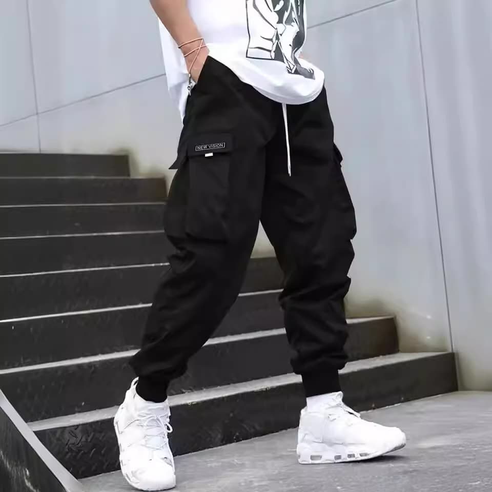 2024 Summer New Japanese Trendy Brand Men's Casual Pants Multi-Pocket Loose-Fit Youth Trousers Multiple Colors