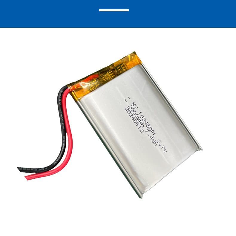 103450 2000mAh Flashlight Power Tool Beauty Device Polymer Lithium Battery Ultra-Thin A-Grade Cell