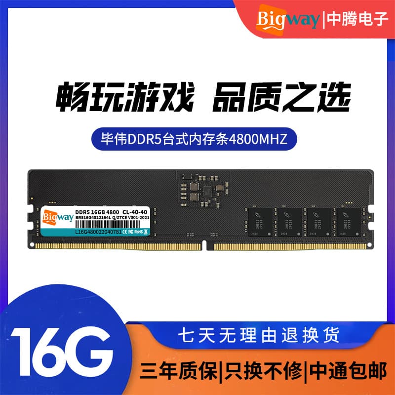 Biwei DDR5 16G 6000 5600 4800 Desktop Memory 5th Generation RAM