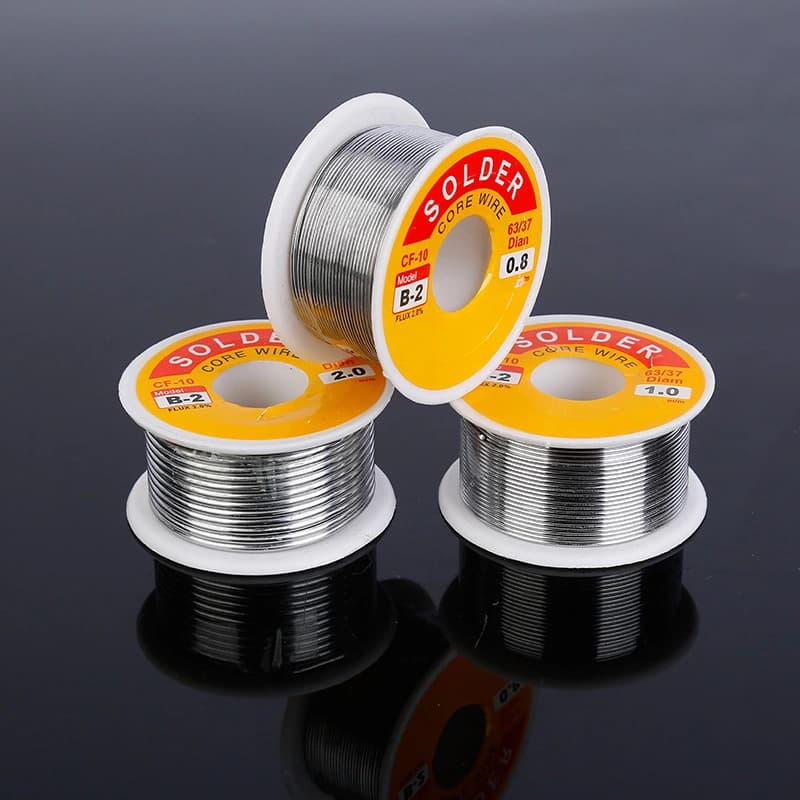 B-2 50g 100g Solder Wire Cross-Border Supply Solder Wire Manufacturer Rosin Core Leaded Tin Wire Rosin Solder Wire