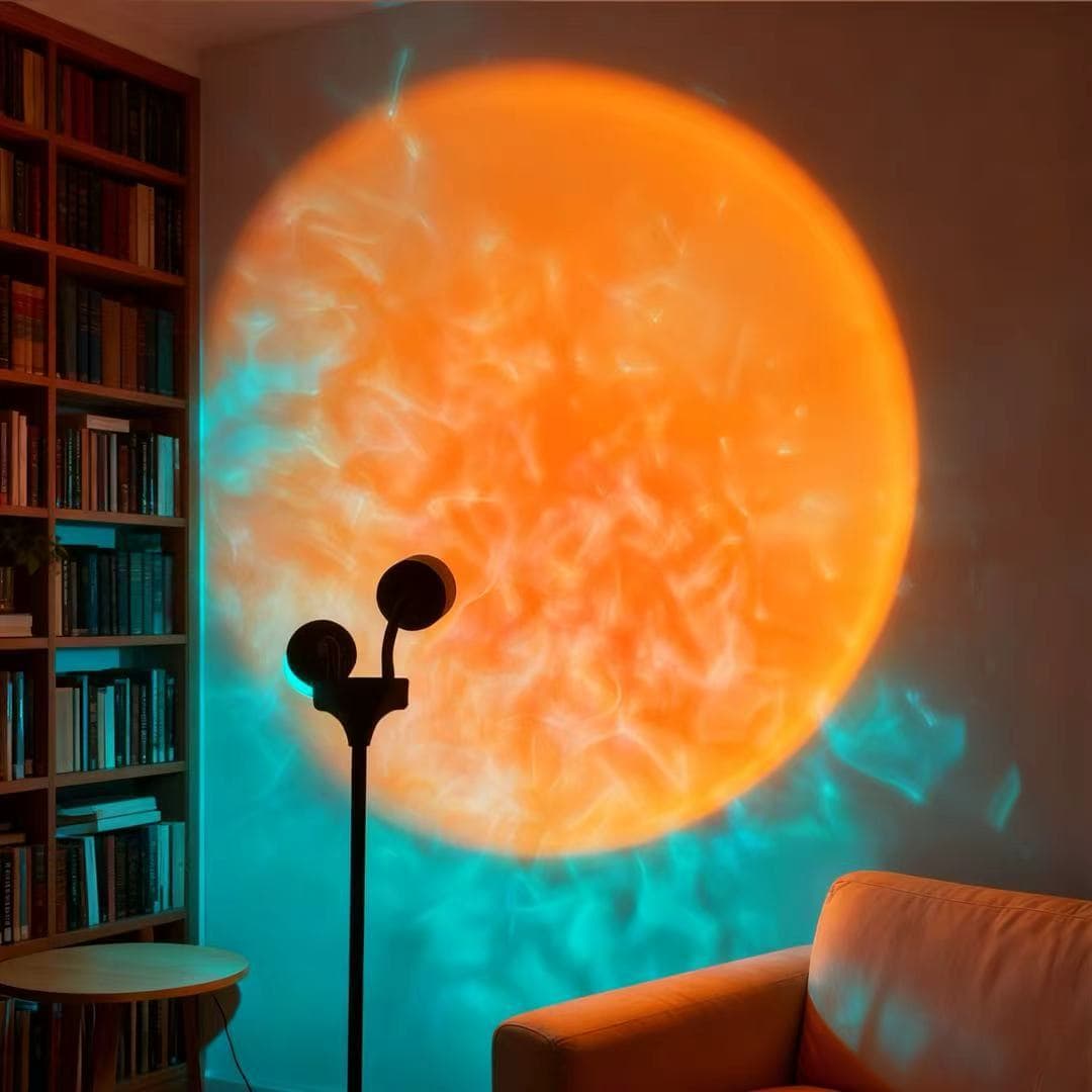 Double-headed water ripple ambient light ambient light background light living room bedroom night light sunset
