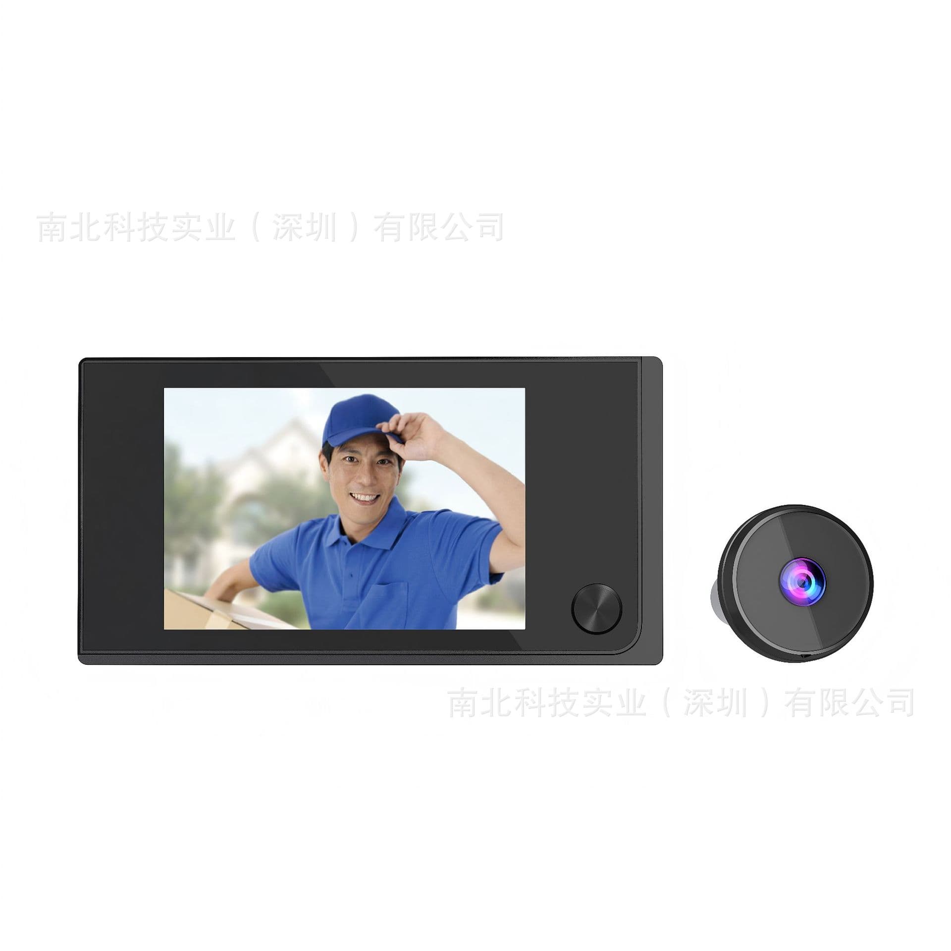 3.5-inch Hidden Electronic Peephole, Cross-border Bestseller Mini Smart Door Viewer, 1MP, Factory Direct