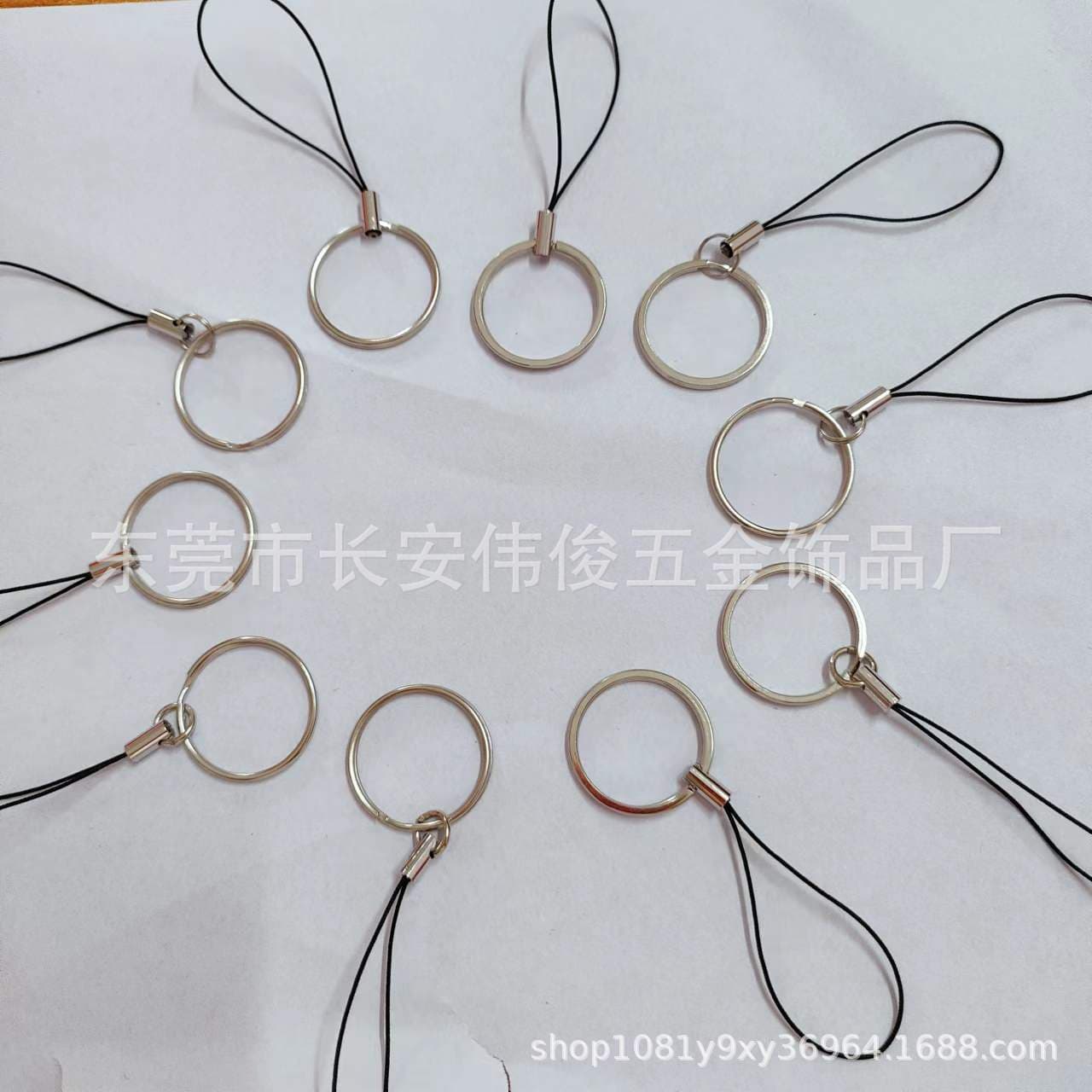 Factory supply keychain phone lanyard USB drive pendant DIY handmade accessory charm pendant