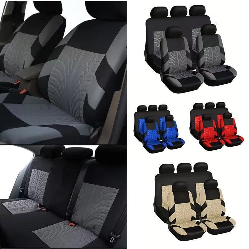 Foreign trade cross-border Amazon Russia general tire pattern press car seat cover art fabric cushion Europe and the United States