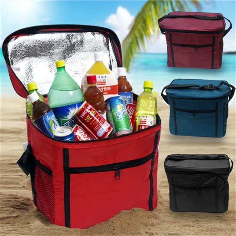 Factory Direct Oxford Cloth Cooler Bag, Insulated Food Bag for Takeout, Picnic, Camping, Portable Outdoor Thermal Bag