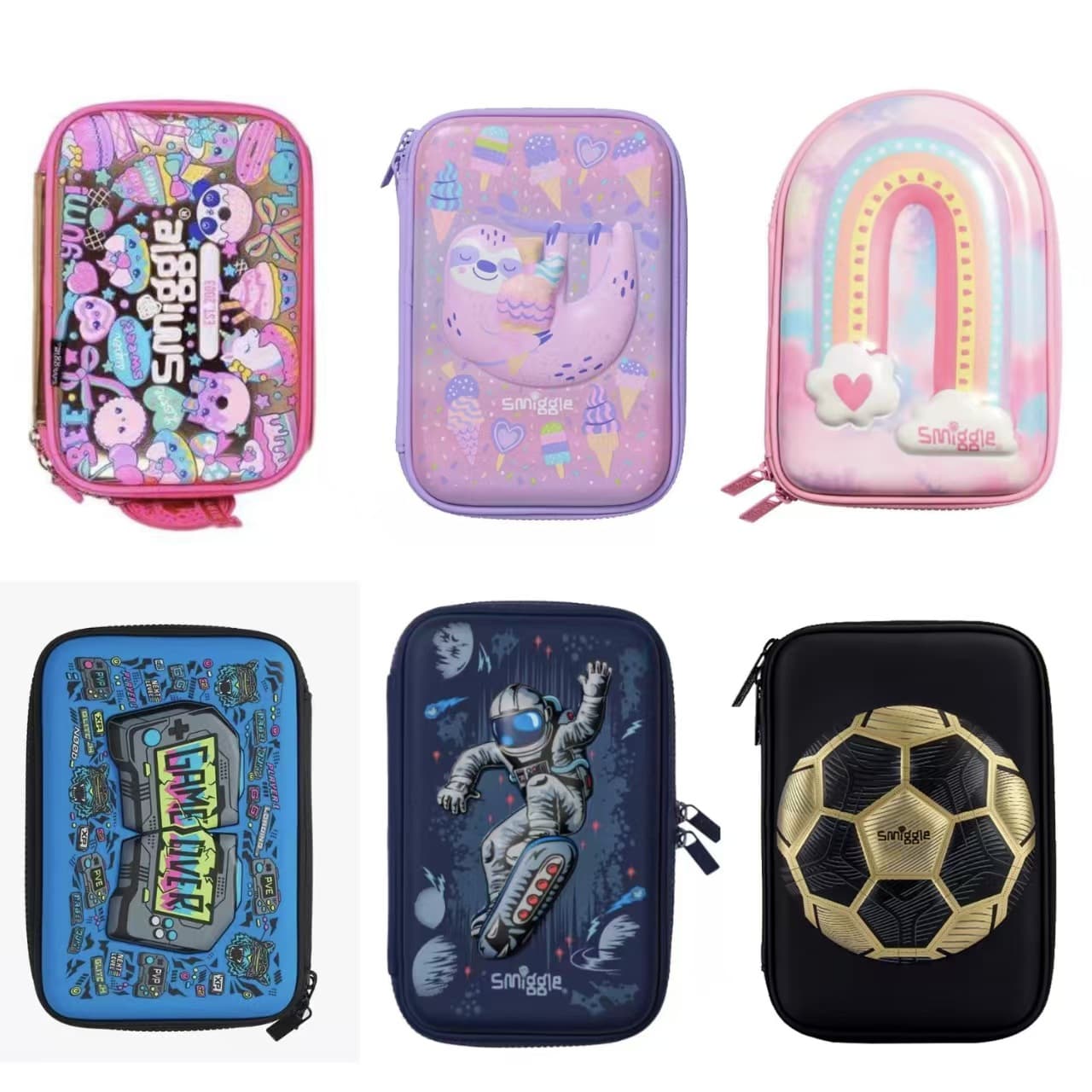 Australian Smiggle pencil case for kids, cartoon large capacity pencil box for primary school students
