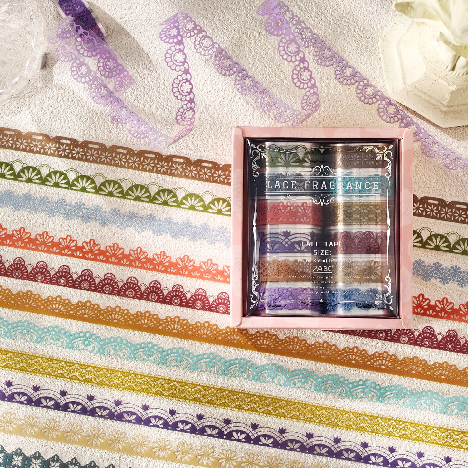 Yue Zhen Silk Dream Collage Tape Journal Tape Cross-border Sticker Tape Scenery Tape DIY Journal Tape