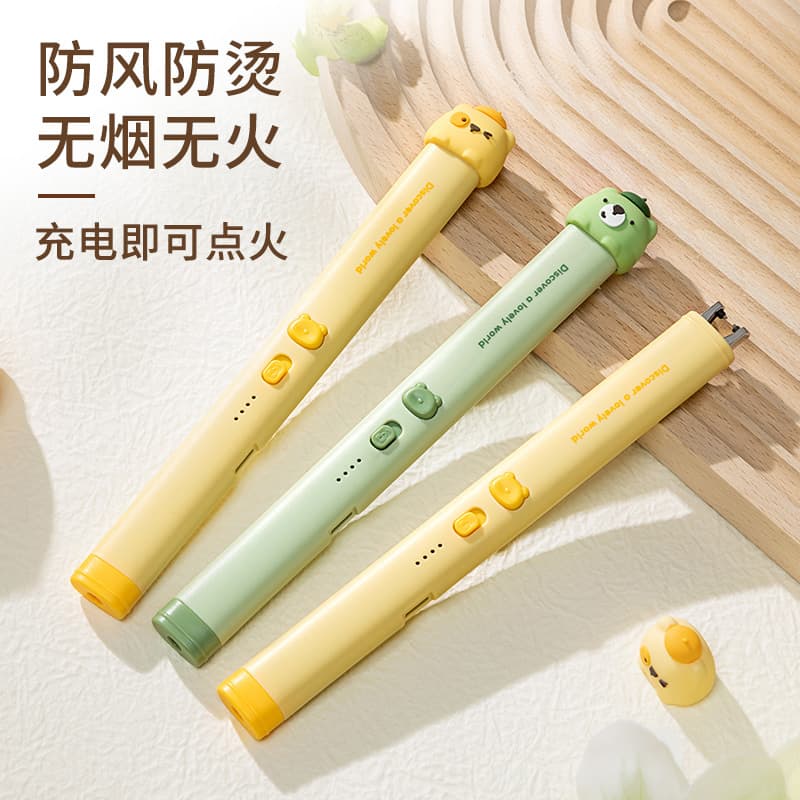 Aromatherapy Igniter Electronic Pulse Lighter Extended Handle Candle Lighter Incense Lighter Ignition Gun