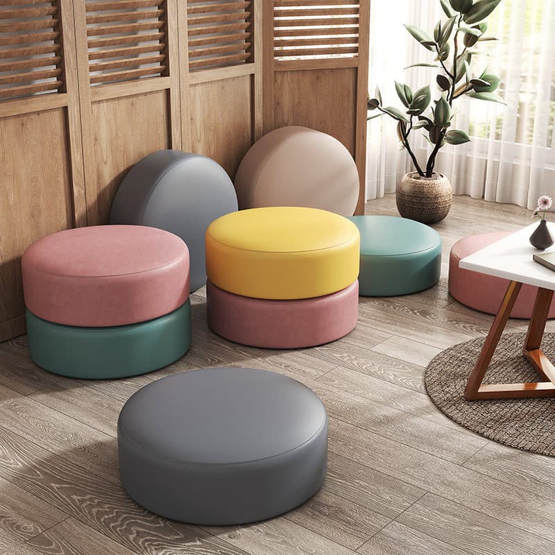 Small Stool Home Use Cushion Thickened Floor Mat Living Room Footrest Sofa Mat Tatami Mat Round Square Seat Cushion