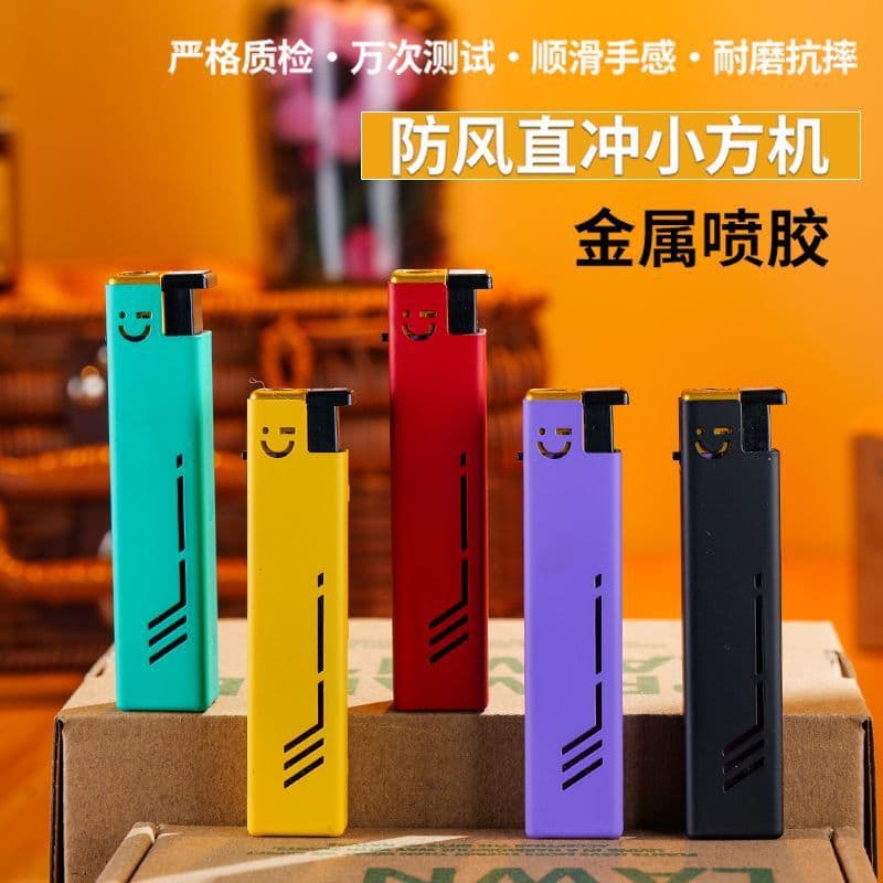 【5our Choice】New Direct-Flame Blue Flame Windproof Explosion-Proof Thickened Durable Lighter Creative Personality