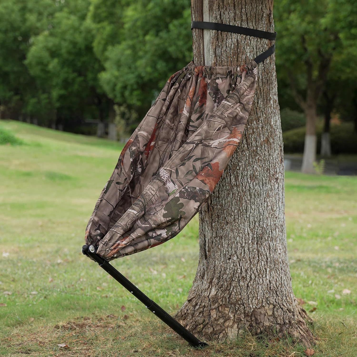 Camouflage Tree Chair Hammock Seat Hunting Chair Portable Lightweight Camping Bench Tree (Double Sided)