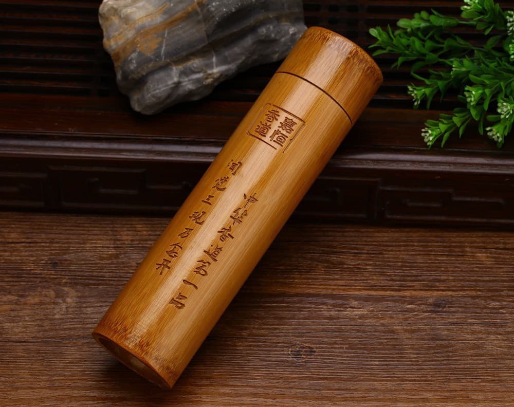 Bamboo Incense Tube Incense Holder Incense Container Wooden Agarwood Sandalwood Storage Tube Incense Tool