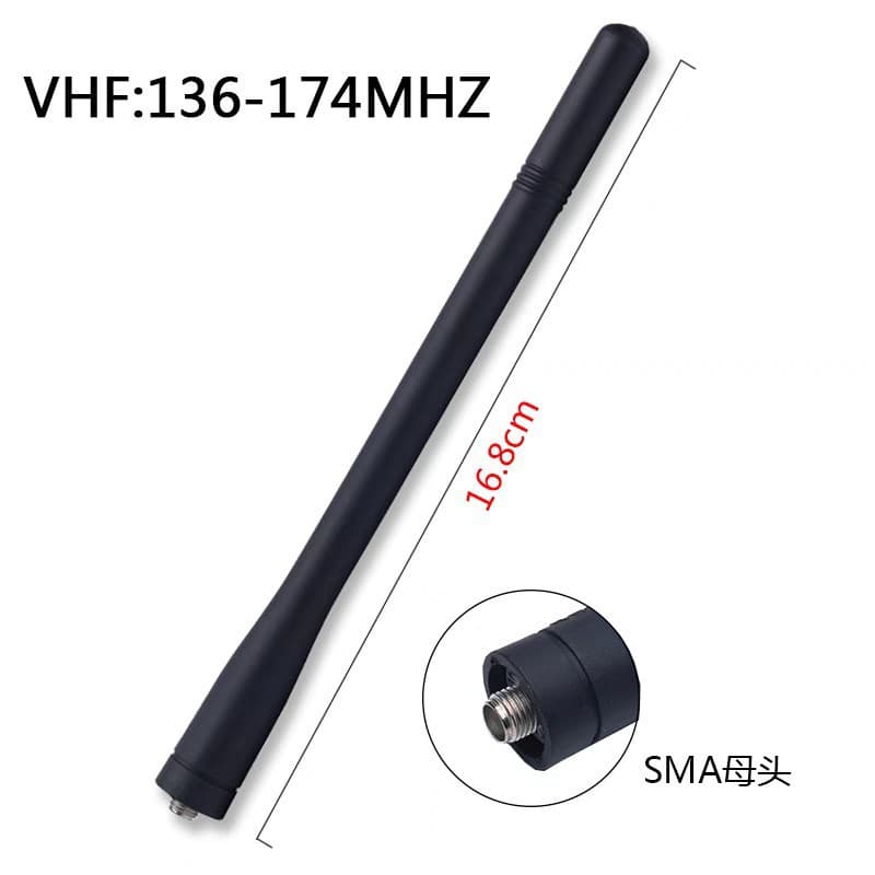 Vhf Walkie-Talkie Antenna Vhf Universal Sma Female Adapter Kenwood Tk2207G Tk2107 Tk2217