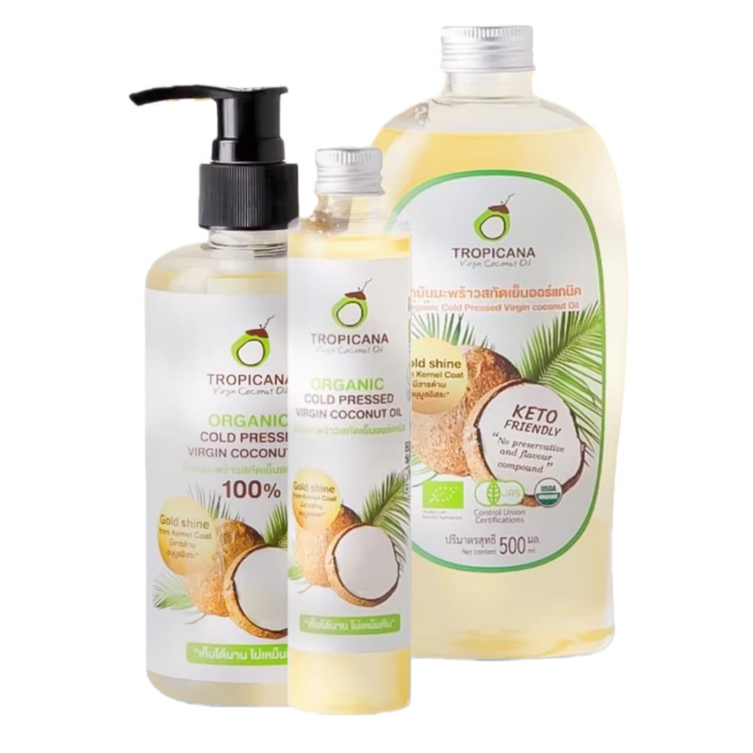 General Trade Thai Coconut Oil TROPICANA Moisturizing Moisturizing Body Oil Hair Care Essential Oil Coconut Body Oil