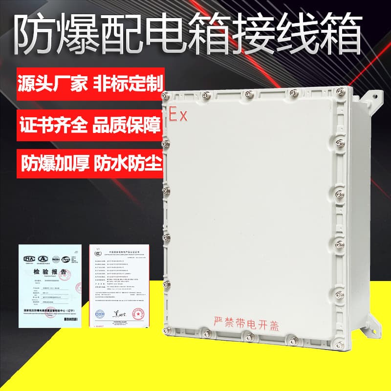 Explosion-proof junction box, distribution box, lighting switch socket, maintenance box, power button control box, carbon steel stainless steel cabinet