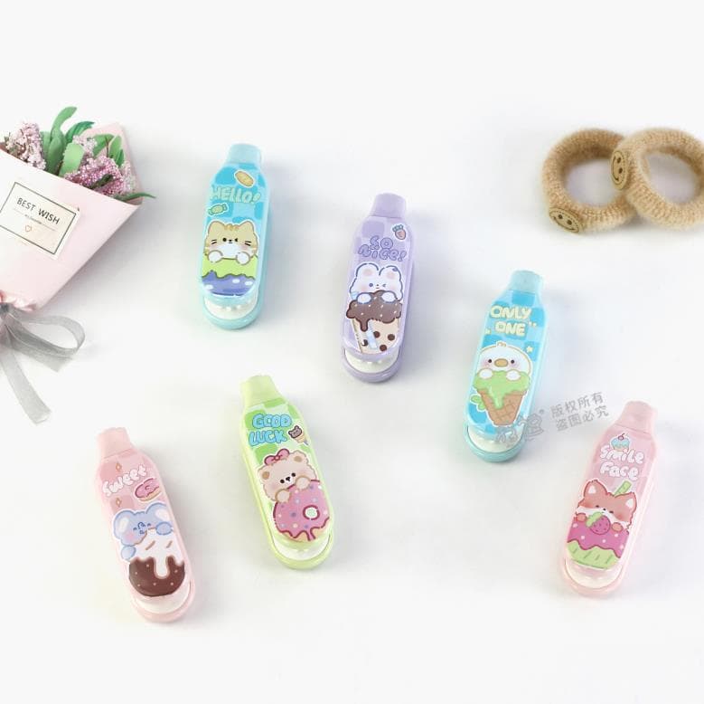 Small comb cartoon mini folding comb portable ladies long hair hairdressing comb student hair smoothing massage comb hair care