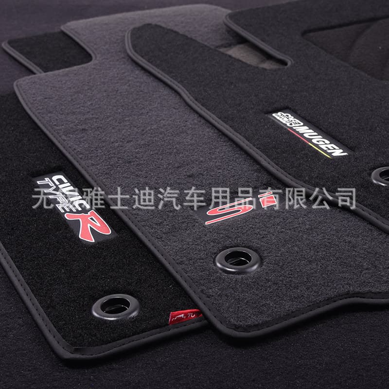 Wholesale Custom Velour Car Floor Mats for Honda Accord 10th Gen, Velvet Carpet Floor Liners