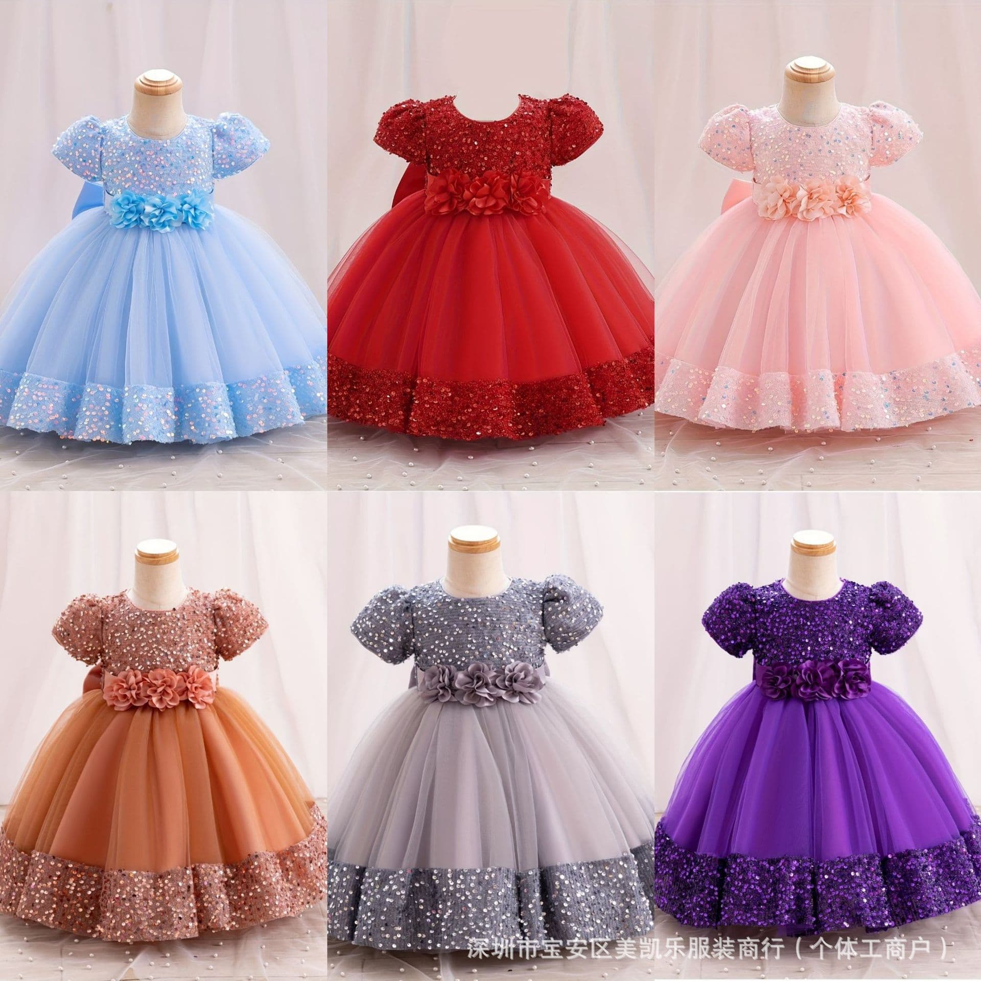 Baby Dress, Birthday Party Wedding Baby Girl Dress