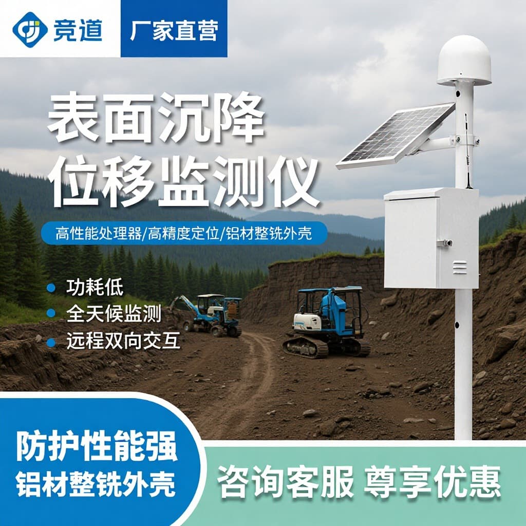 GNSS receiver displacement monitoring station mine geological deformation monitoring Beidou Dam settlement early warning monitoring equipment