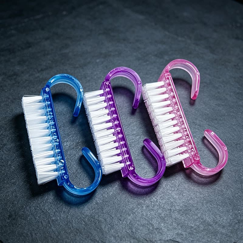 Colorful Nail Brush Nail Dust Brush Horn Brush Dust Brush New Nail Art Tool Clean Polish Nail Surface Brush