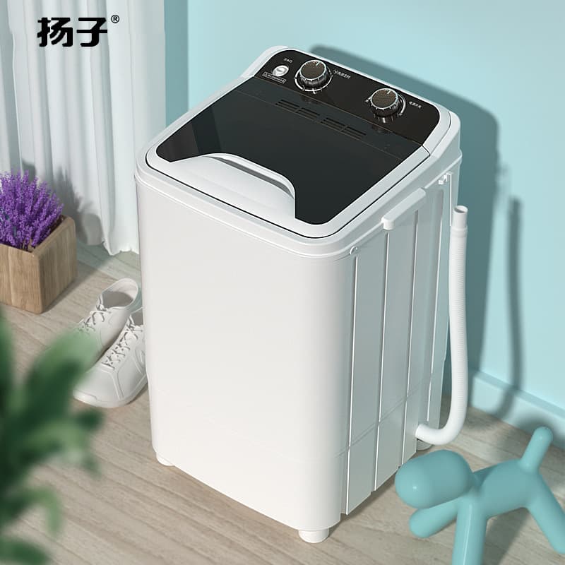 Factory Direct Large Single Tub Household Large Capacity Semi-Automatic Small Mini Washing Machine for Dormitory Use