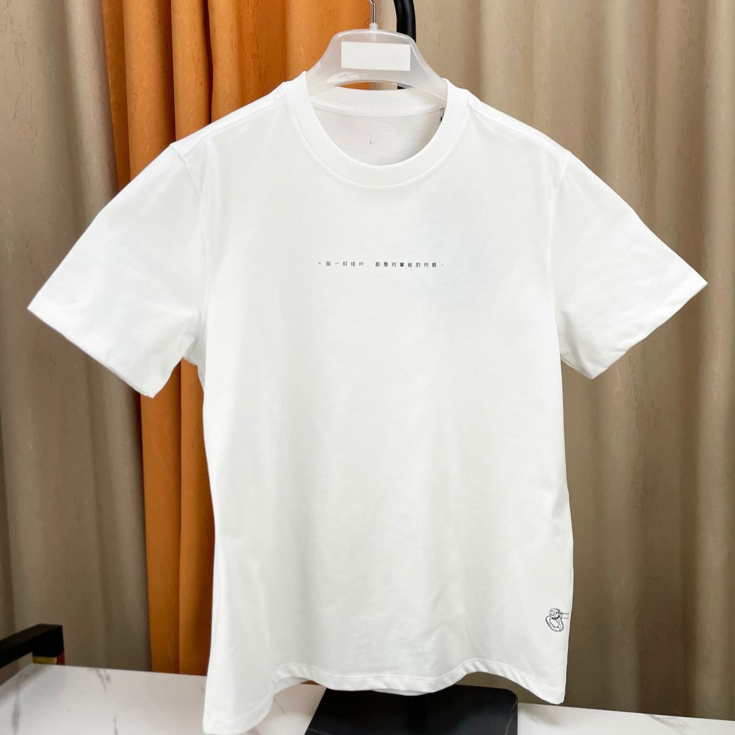 Sunstone Summer Thin Cotton Short-Sleeve T-Shirt Little Sun Tee Item No. J902 Letter Half-Sleeve Kai Family Top