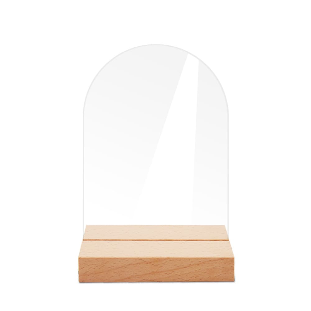 Cross-border 3D Transparent Acrylic Wedding Handwritten Table Number Card Place Card Seating Card DIY Mirror Display Stand Decoration