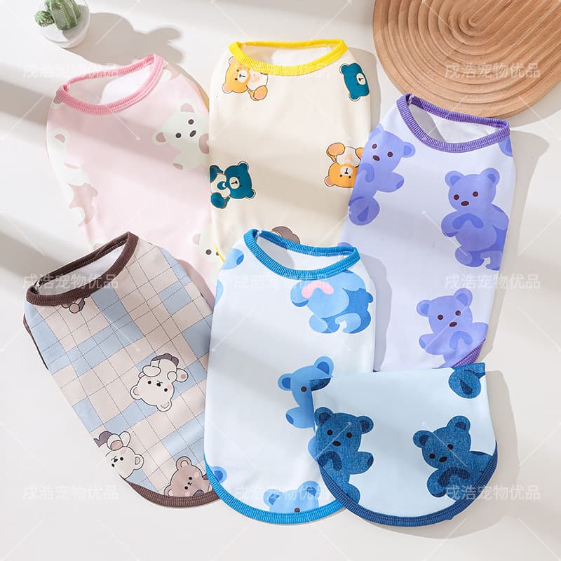 Dog Clothes for Small Dogs Spring Autumn Large Dog Autumn Winter Anti-Shedding Stylish High Appearance Internet Celebrity Pet Vest