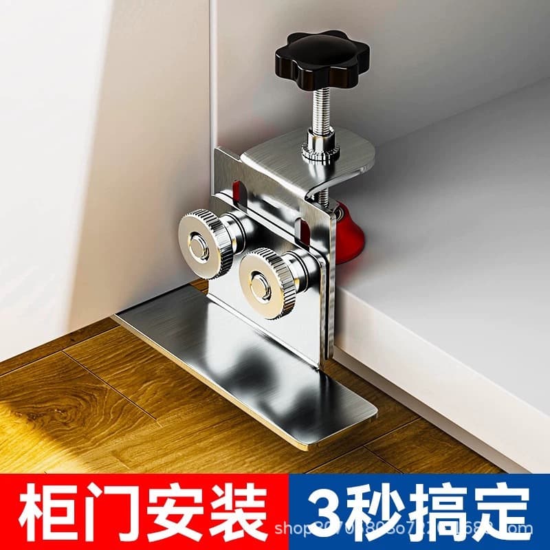Multifunctional Cabinet Door Installation Aid Positioning Tool Upper Door Panel Fixer Woodworking Cabinet Door Helper