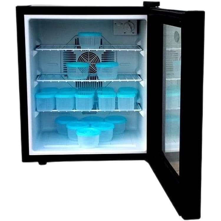 Lockable Food Sample Display Refrigerator for Kindergartens and Schools, Cool Single-Door Fridge, Small Factory Export Model