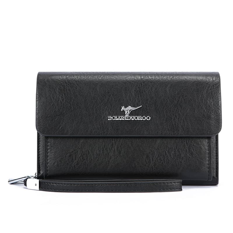 New Foreign Trade Men's Business Handbag Large Capacity Phone Bag Card Holder Handheld Clutch Wallet Wholesale