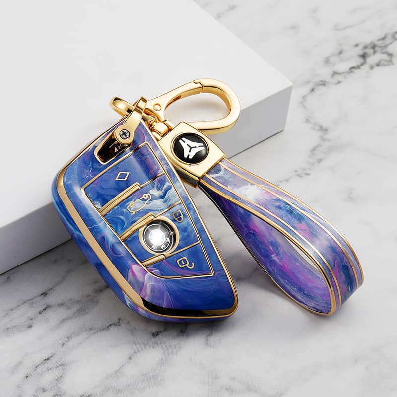 Suitable for BMW Key Set 53 Series GT1 Series 535 Pack 525x 3x 4 Car 320li Shell 7 Series Buckle Women's Light Luxury Style