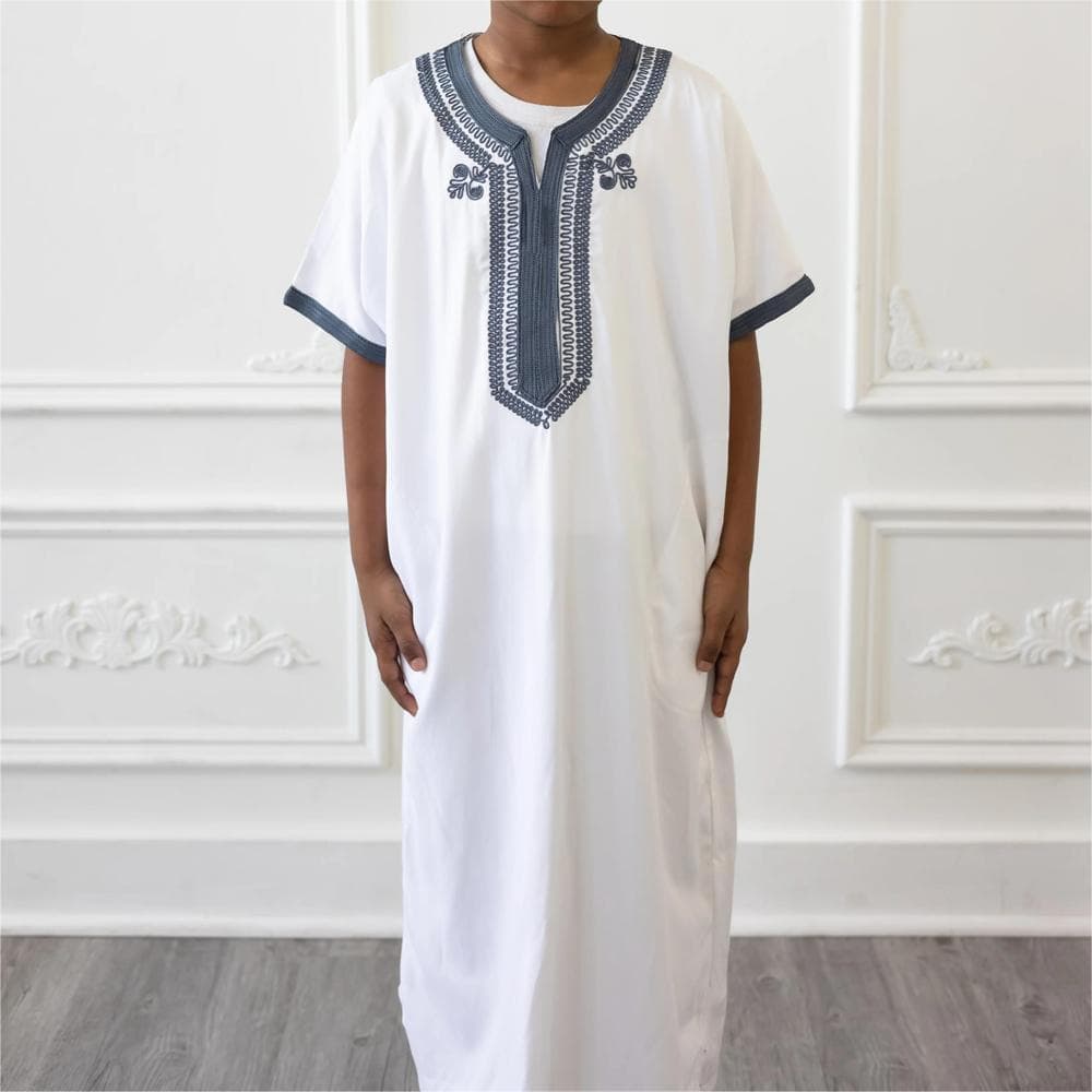Clothing men's robe ethnic gown plain dress