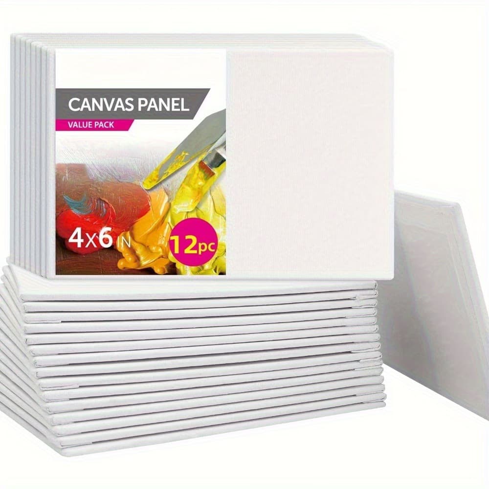 Cross-border supply of 3mm thin painting board oil painting board acrylic canvas board DIY portable oil painting board manufacturer batch