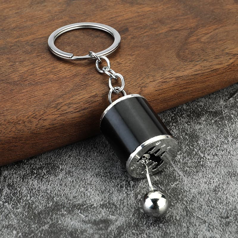 Creative Metal Keychain Turbo Gear Shift Wheel Hub Brake Disc Shock Absorber Caliper Car Keychain Pendant Wholesale