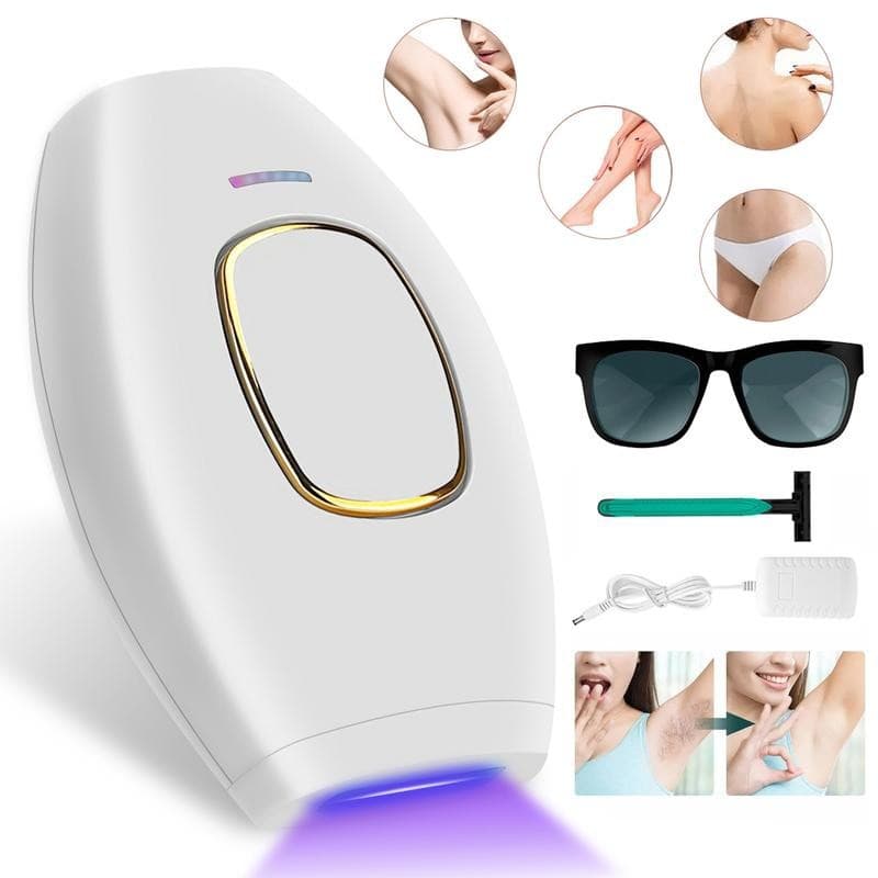 Cross-border Electric Hair Removal Device Factory Wholesale Home Skin Rejuvenation Bread Style Hair Removal Device Full Body Laser Hair Removal