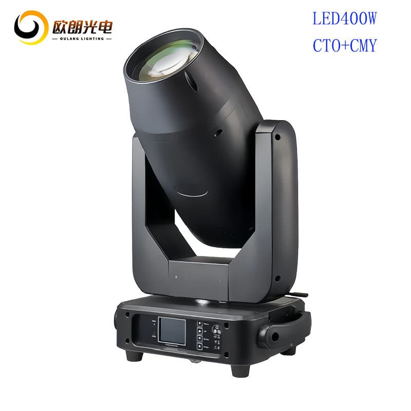 Led stage light 400W 3 in 1 pattern shaking head beam light CMY CTO wedding bar LED shaking head light