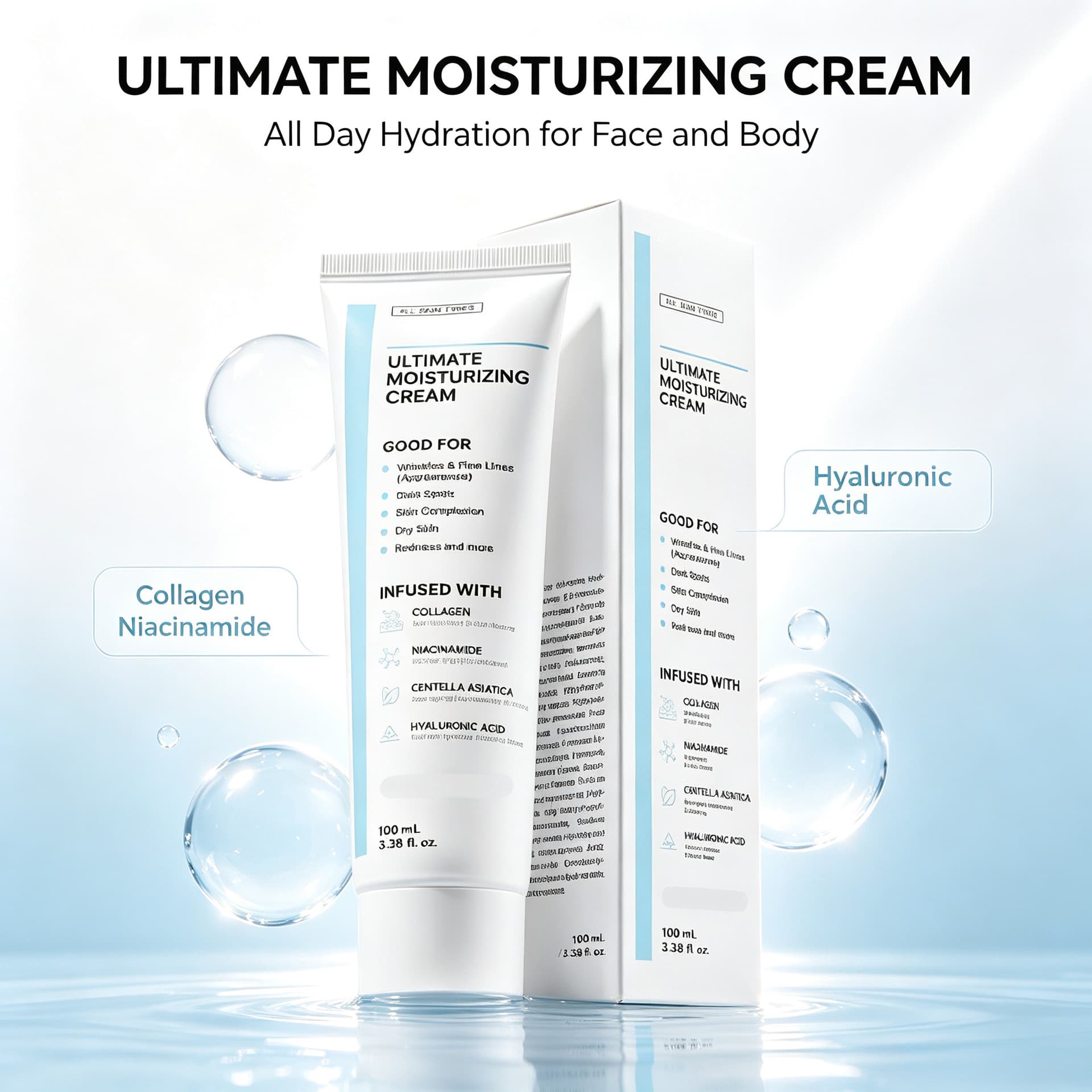 Cross-border Moisturizing Cream Niacinamide Soothing Cream Moisturizing, Hydrating and Brightening Skin Moisturizing Cream