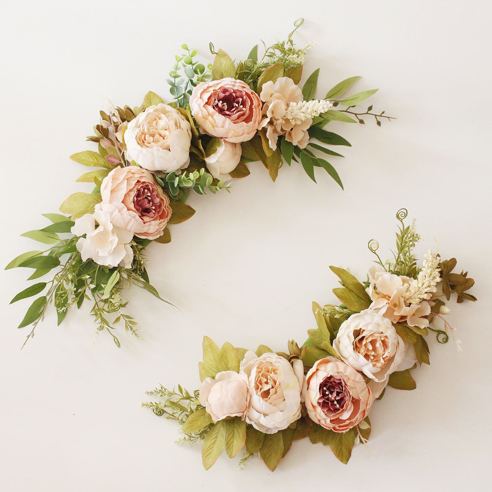 Artificial Flowers Fake Flowers Silk Peony Wreath Wedding Birthday Wall Decor Chair Back Flower Mirror Front Flower Wholesale