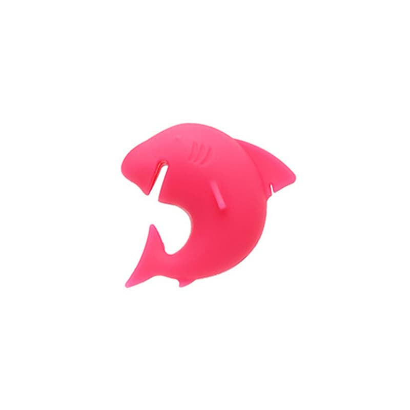 Creative Shark Marker Silicone Wine Glass Clip Party Cup Label Shark-Shaped Wine Glass Identifier Pack of 6
