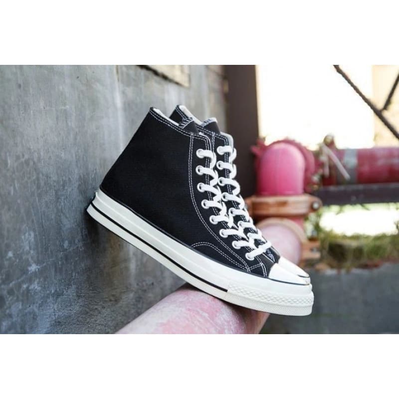 Putian Original 1970s Canvas Shoes Milk Tea Classic Black High Top Women's Student Low Top Soft Blue Sole Couple Skate Shoes