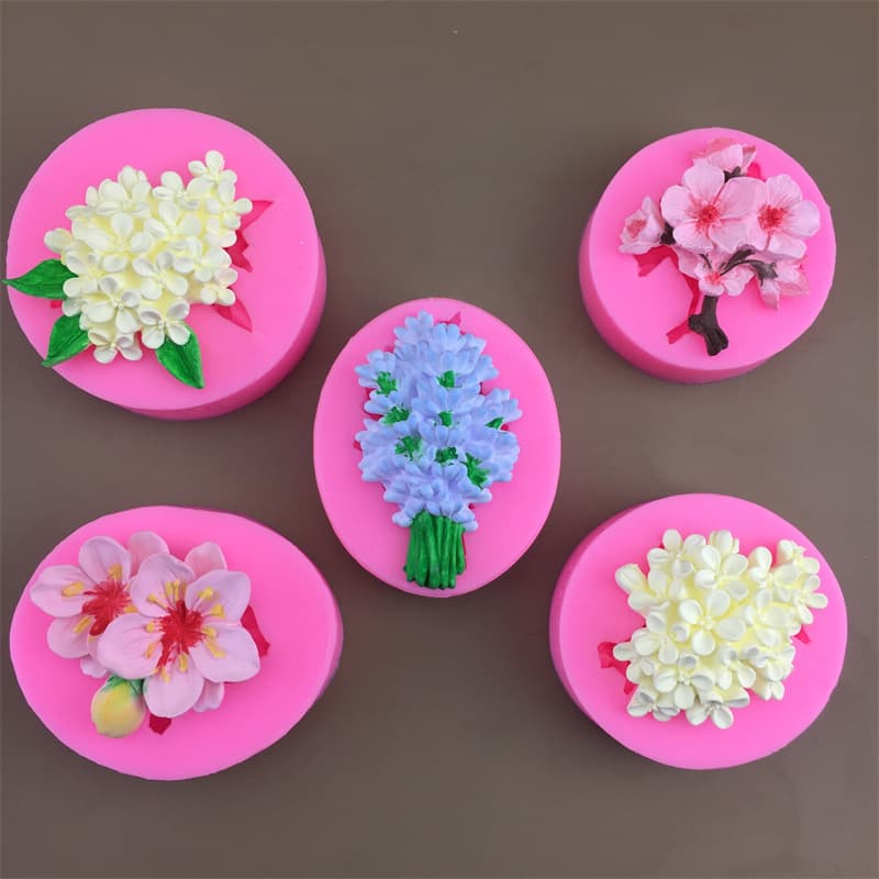Silicone Mold for Chocolate Soap Drip Candle Aromatherapy Car Fragrance Irregular Shape Mold for Baking and Cake Making