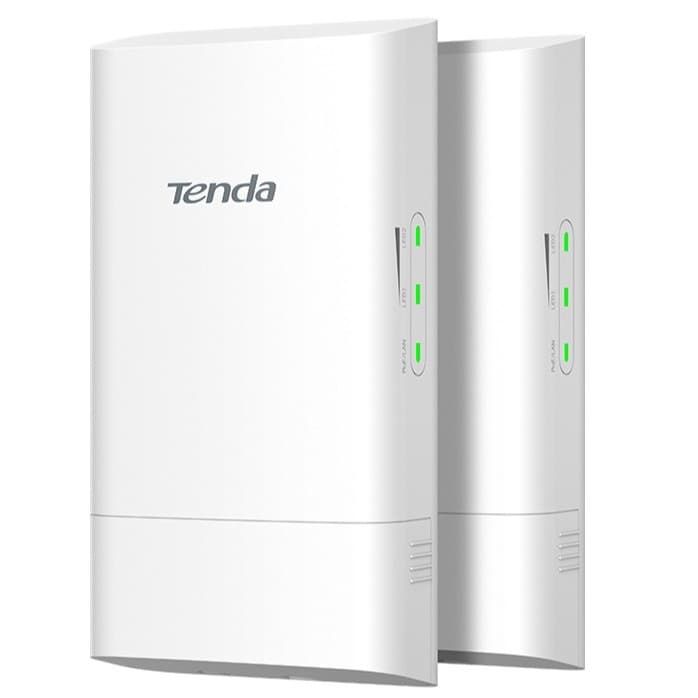 Tenda D5 Outdoor 5G High-Power 200-Meter Point-to-Point Wireless Bridge for HD Elevator Monitoring Transmission