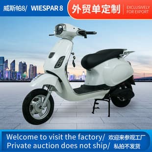 Direct supply overseas full container Vespa 8 electric scooter export adult commuting travel electric scooter pedal electric scooter