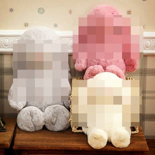 Plush Rabbit Toy for Girls, Long Ears, Easter Bunny Doll, Comforting Sleep Companion