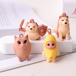 New Hot Toy Keychain My Sword Shield Blind Box Figure Trendy Funny Styling Baba Boyi